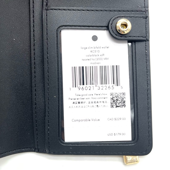 Kate Spade Madison Large Slim Bifold Wallet - Picture 7 of 7